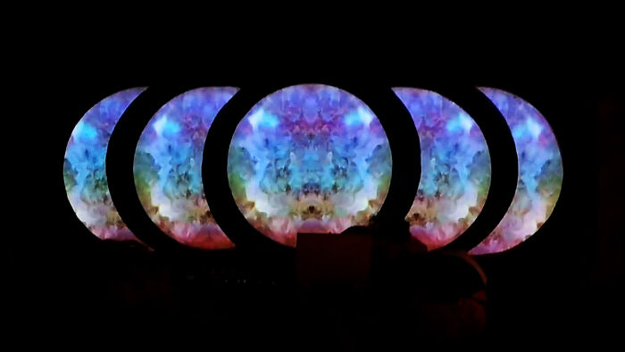 Live Video Mapping For My Friend's Dj Set At Full Moon Art Fest
