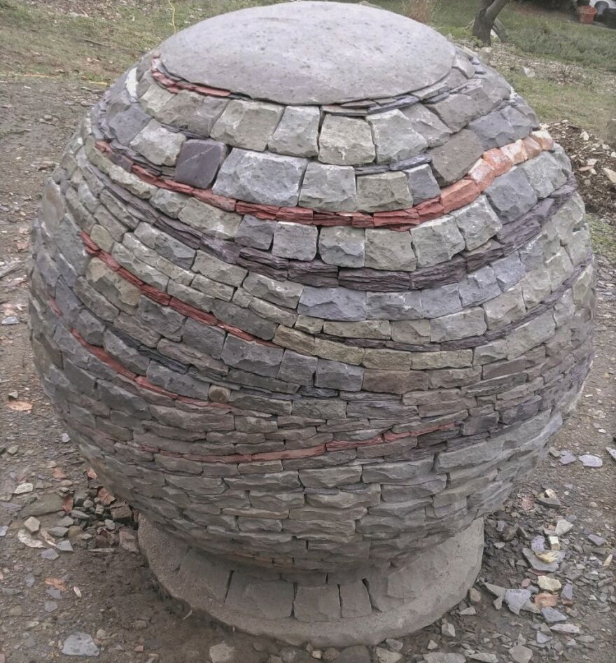 I Built Another Dry Stone Sphere