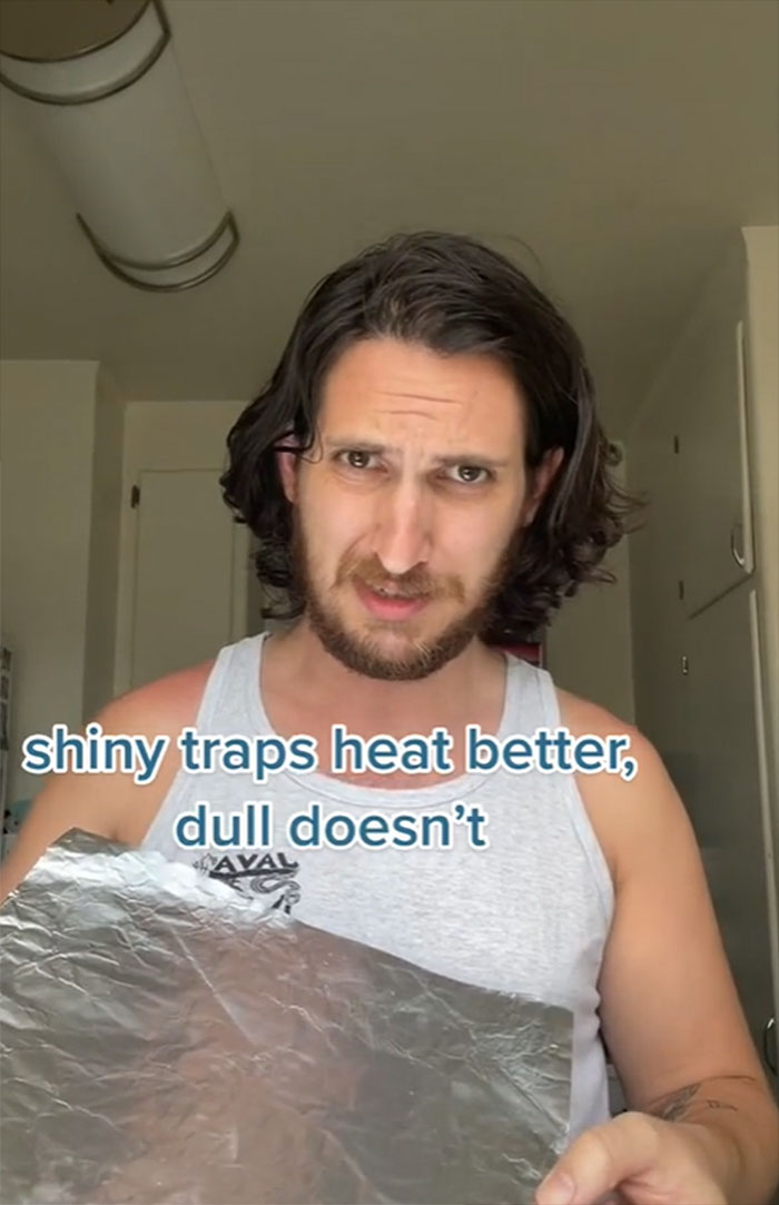 There's A Shiny Side And A Dull Side To Tinfoil And The Shiny Side Is Supposed To Touch The Food Food? Shiny Traps Heat Better, Dull Doesn't