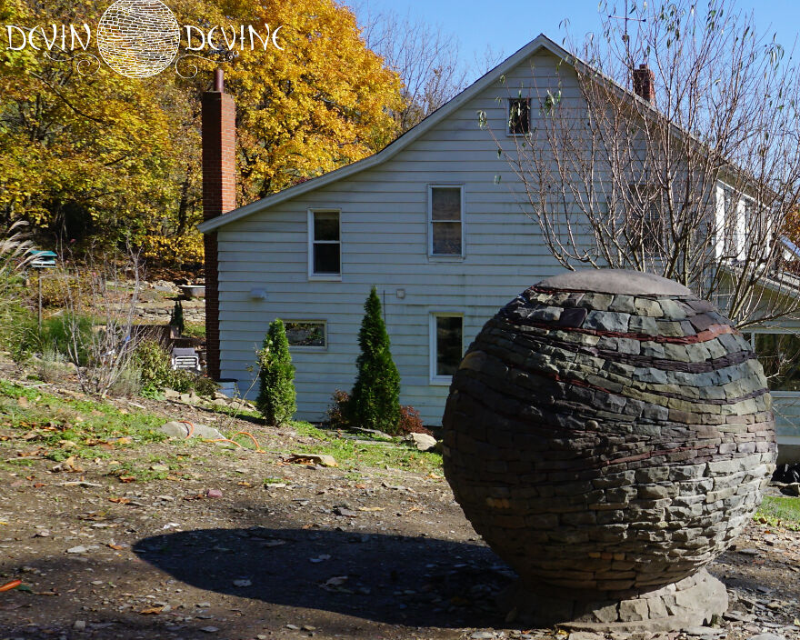 I Built Another Dry Stone Sphere
