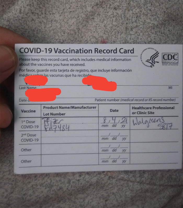 After My Parents Never Vaccinating Me And Raising Me To Not Believe In Vaccines I Decided Enough Was Enough And Got My Pfizer Covid Vaccine