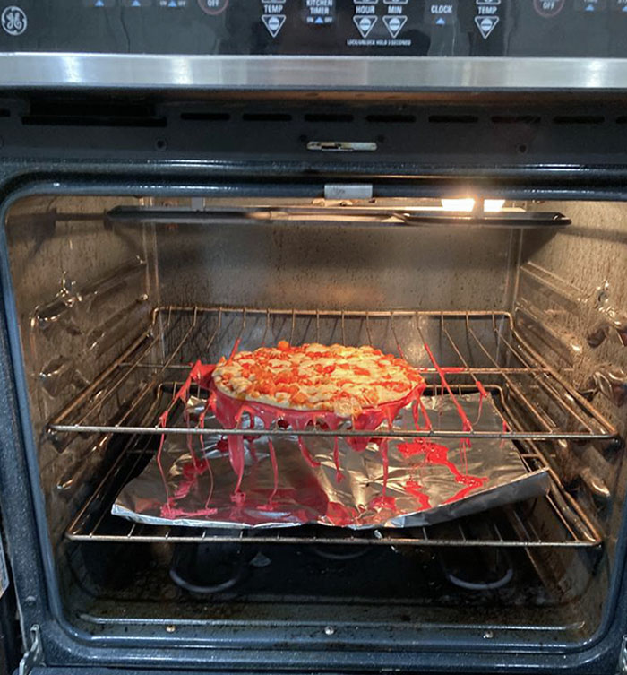 My Younger Brother, Who Moves Out In 2 Weeks, Tried To Make A Pizza