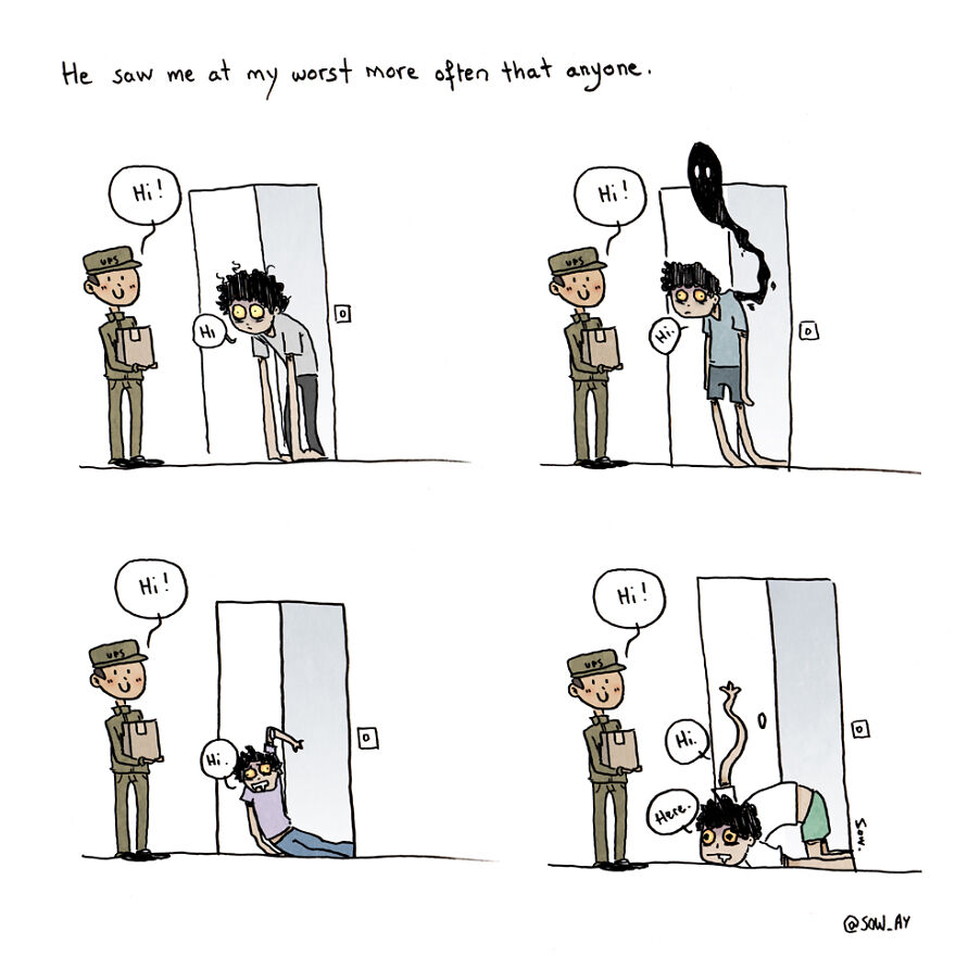 I Illustrate My Darkest Thoughts To Help People Understand What It’s Like To Suffer From Mental Illness (47 Pics)