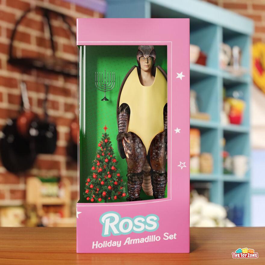 Ross Dressed As An Armadillo
