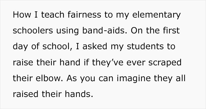 &ldquo;All I Have To Do Is Say &lsquo;Band-Aid&rsquo; And They Know&rdquo;: Teacher Shares How She Explains To Her Students Why They Can&rsquo;t Be Treated Equally