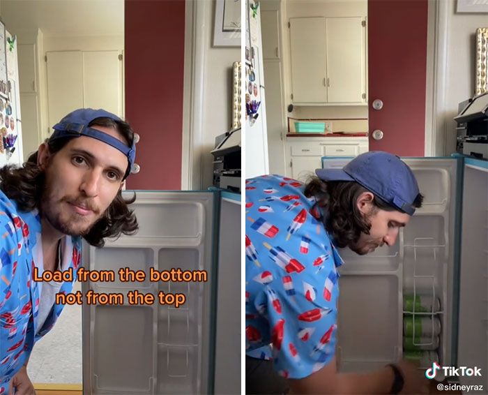 How To Stock A Mini Fridge: Load From The Bottom Not From The Top