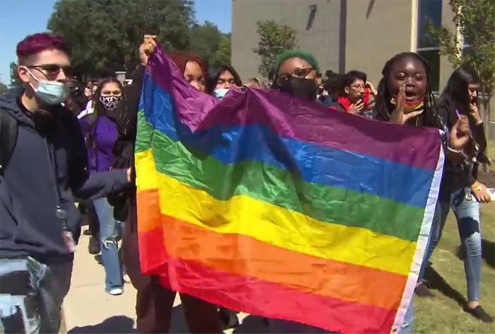 &ldquo;I Was Freaked. The Kids Were Freaked Out&rdquo;: Students Stage A Massive Walkout After A Lesbian Teacher Is Escorted Off Campus