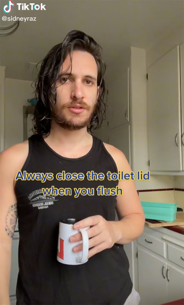 Always Close The Toilet Lid When You Flush