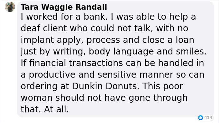 "I Was Refused Service At A Dunkin' Donuts Because I&rsquo;m Deaf": Deaf Woman Tells Her Story And Sparks An Important Conversation