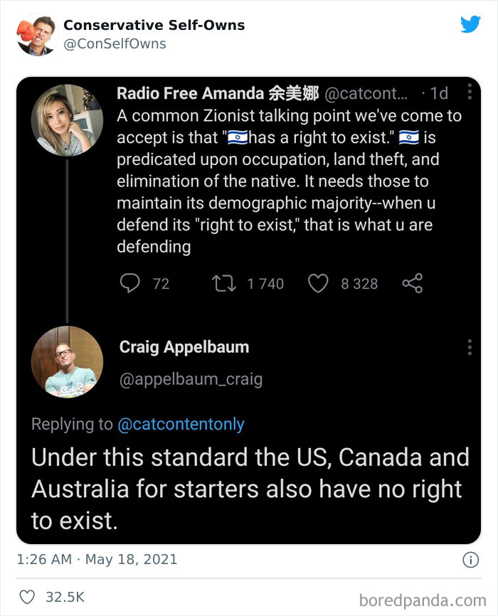 Conservative-Self-Owns-Fails