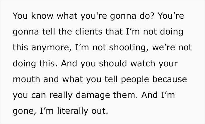 Watch This Model Destroy A Photographer Who Suggested That She Not Eat For Two Weeks