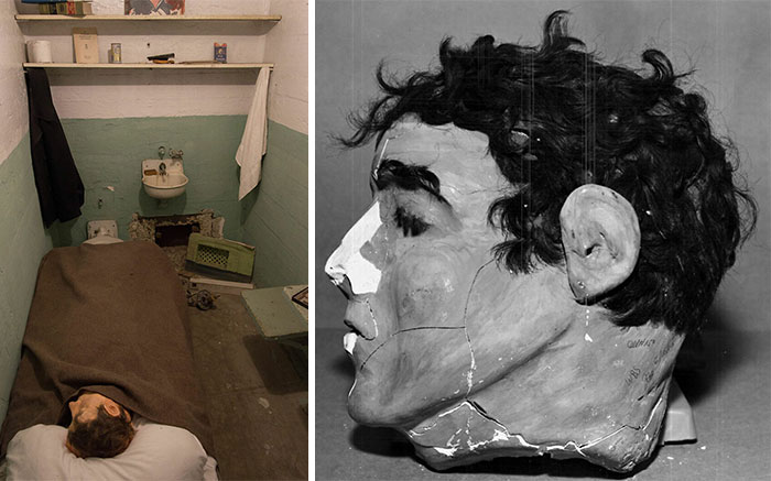 The Paper Mache Heads Made By Frank Morris, John Anglin And Clarence Anglin When They Escaped Alcatraz Prison