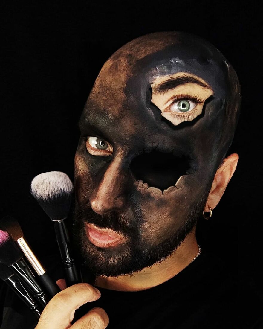 Italian Artist Continues To Amaze With Paintings On His Body (75 New Pics)