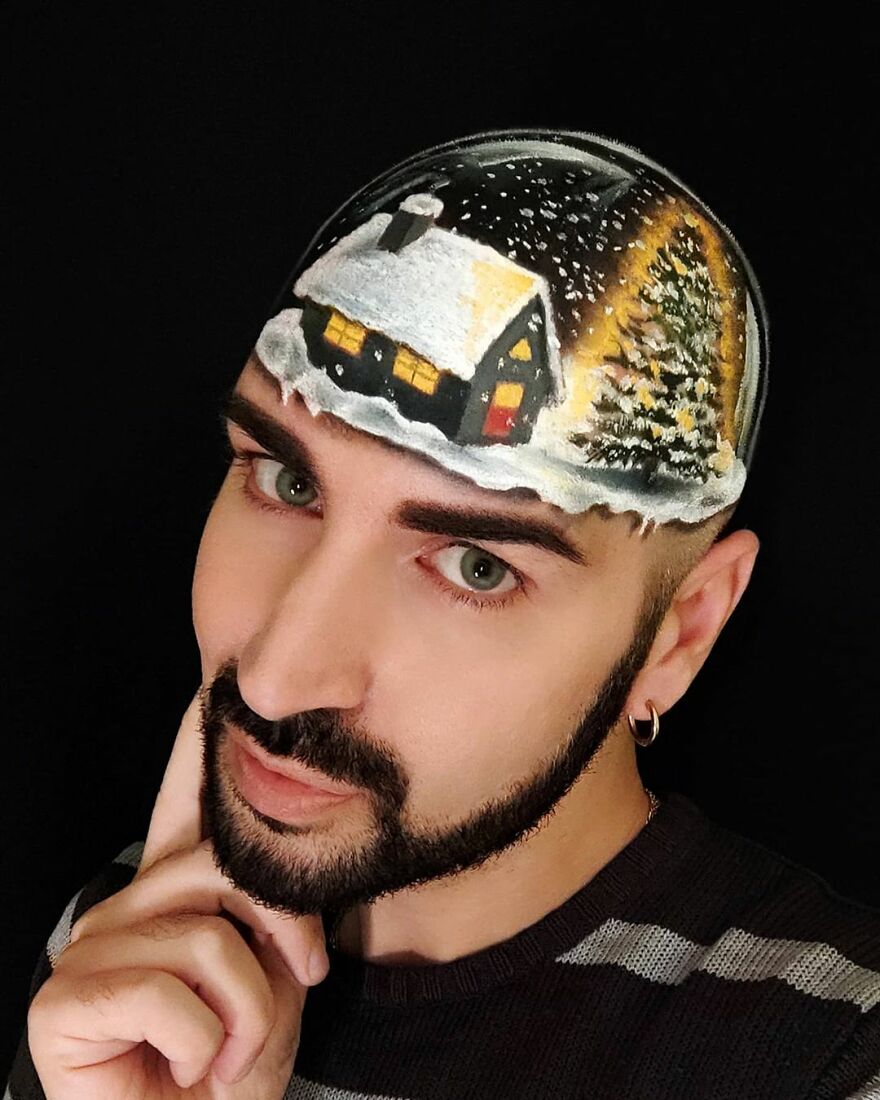 Italian Artist Continues To Amaze With Paintings On His Body (75 New Pics)