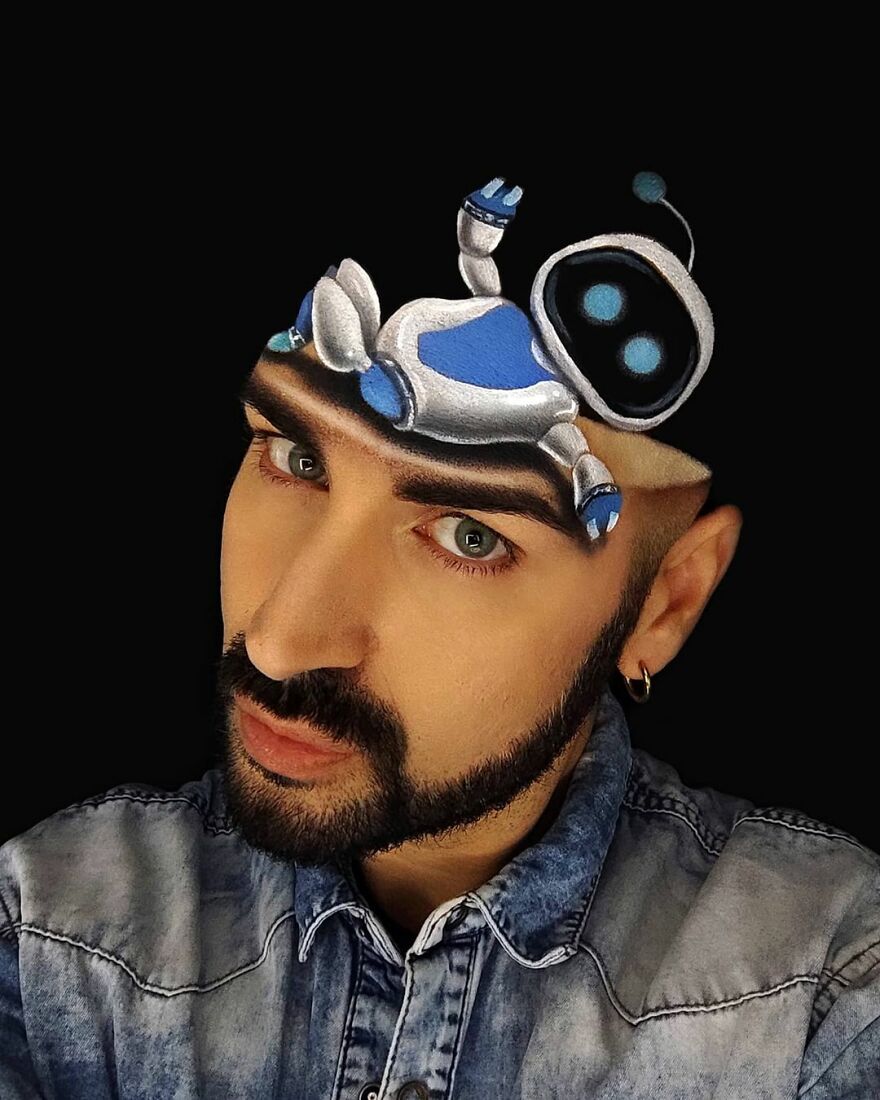 Italian Artist Continues To Amaze With Paintings On His Body (75 New Pics)