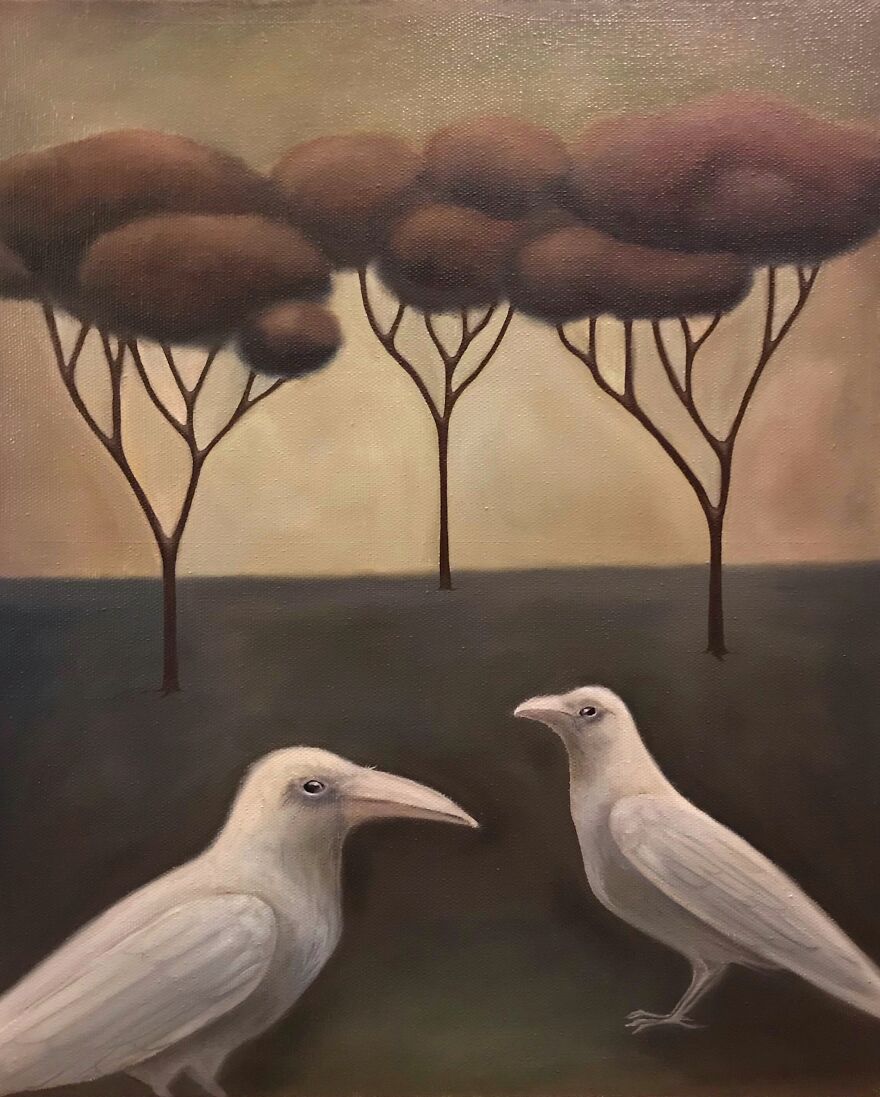 Crows On An Empty Field