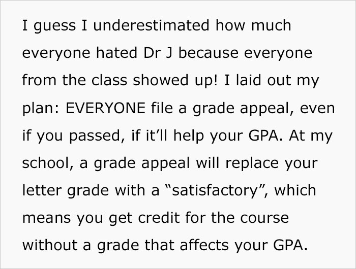 Student Gets Sweet Revenge On His Lazy Professor After He Unfairly Fails Half The Class
