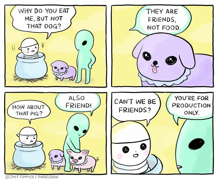 These Comics Showing The Suffering Of Animals Will Make You Think ( 77 Comics)