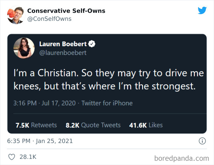 Conservative-Self-Owns-Fails