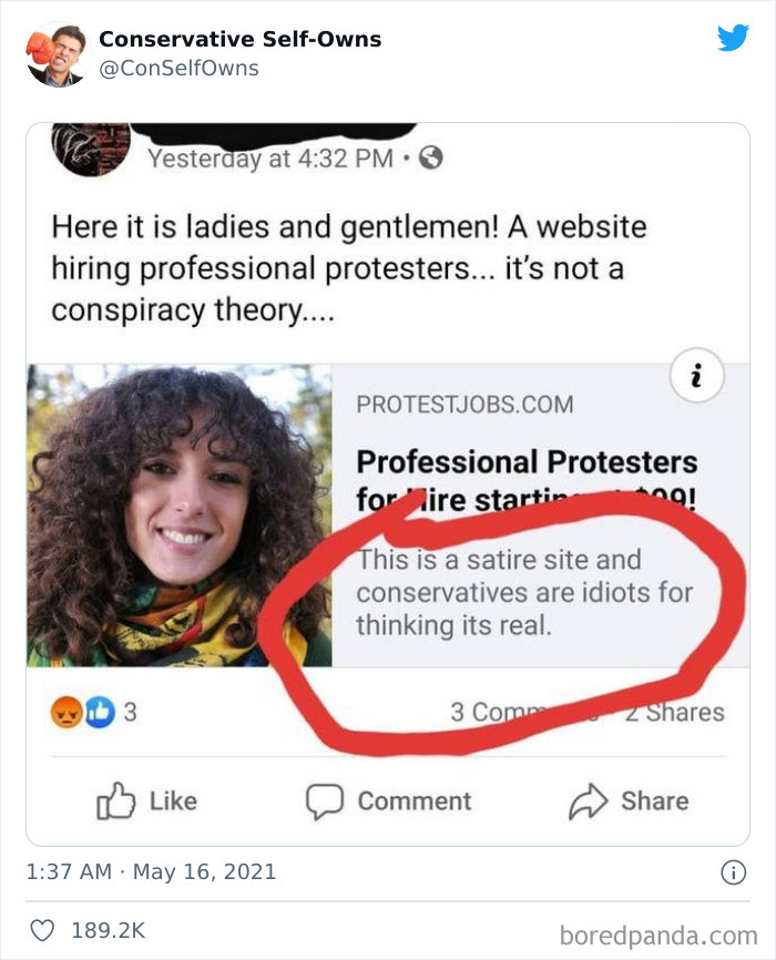 Conservative-Self-Owns-Fails