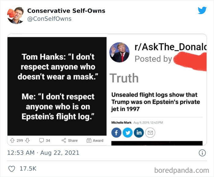 Conservative-Self-Owns-Fails