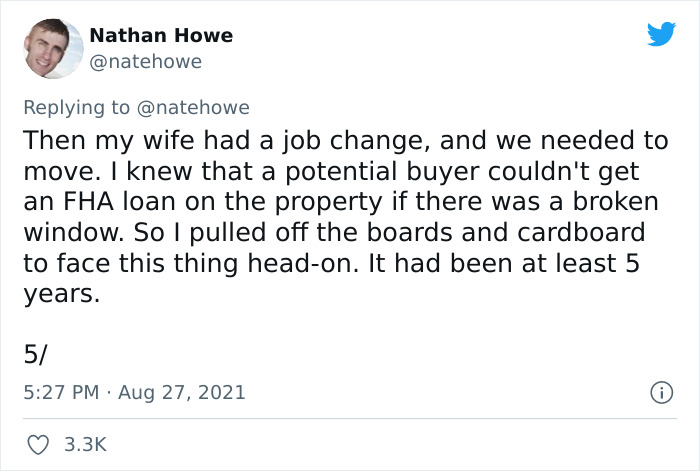 Man On Twitter Illustrates How Bad The Consequences Of Procrastination Are With His Broken-Window Story Man On Twitter Illustrates How Bad The Consequences Of Procrastination Are With His Broken-Window Story