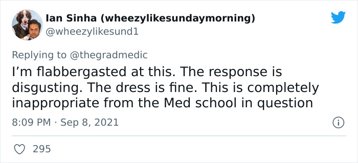 Med Student Was Penalized By Examiners For 'The Most Inappropriate Dress They Had Ever Seen' Med Student Was Penalized By Examiners For 'The Most Inappropriate Dress They Had Ever Seen'