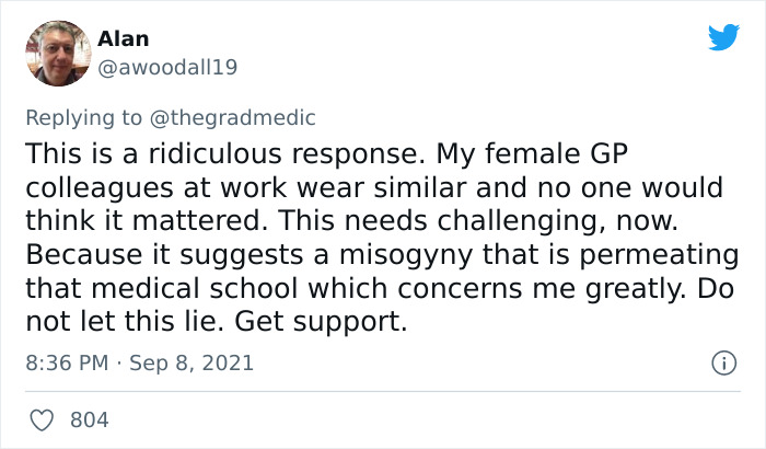 Med Student Was Penalized By Examiners For 'The Most Inappropriate Dress They Had Ever Seen' Med Student Was Penalized By Examiners For 'The Most Inappropriate Dress They Had Ever Seen'