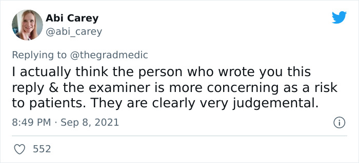 Med Student Was Penalized By Examiners For 'The Most Inappropriate Dress They Had Ever Seen' Med Student Was Penalized By Examiners For 'The Most Inappropriate Dress They Had Ever Seen'