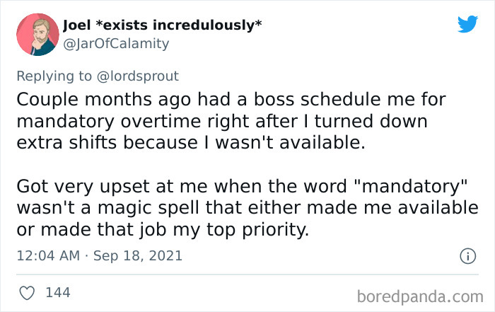 Workers Stories Asking Time Off