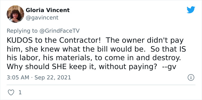 Customer Wouldn't Pay For Renovation So Contractor Destroys It All Customer Wouldn't Pay For Renovation So Contractor Destroys It All
