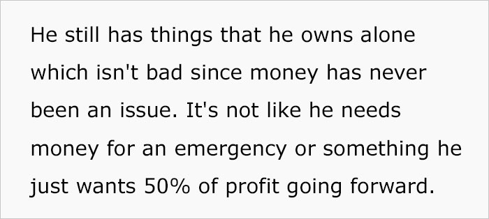 Husband Asks For 50% Of Wife's Booming Business Despite Never Believing In It, Wife Isn&rsquo;t Having Any Of It