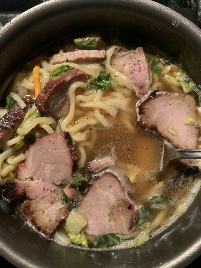 Saimin With Char Siu Pork