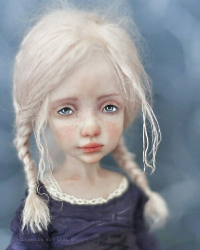 16 Years Helena Oplakanska Create Art Dolls