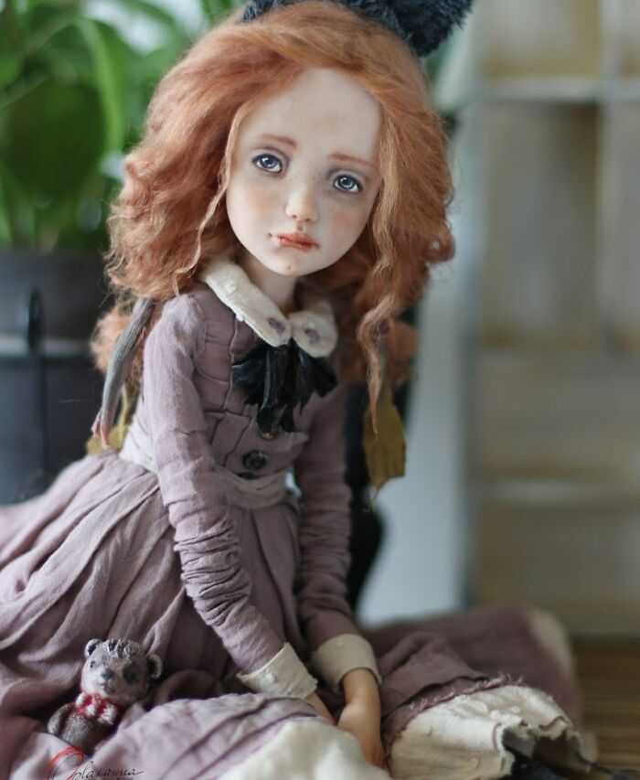 16 Years Helena Oplakanska Create Art Dolls