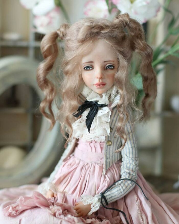 16 Years Helena Oplakanska Create Art Dolls