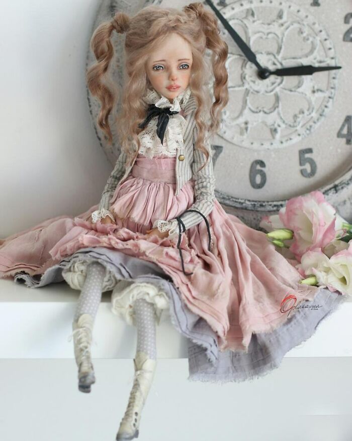 16 Years Helena Oplakanska Create Art Dolls