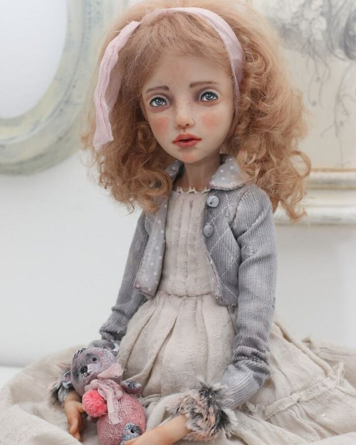 16 Years Helena Oplakanska Create Art Dolls