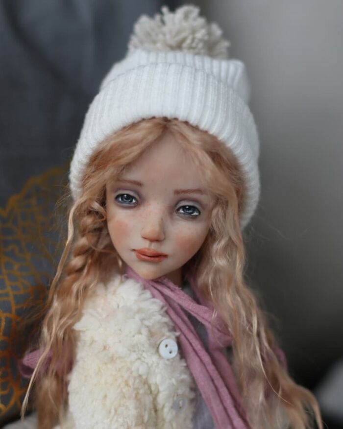 16 Years Helena Oplakanska Create Art Dolls