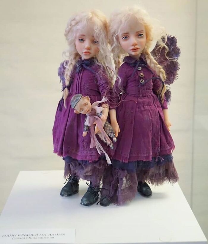 16 Years Helena Oplakanska Create Art Dolls