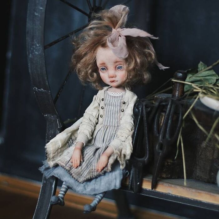 16 Years Helena Oplakanska Create Art Dolls