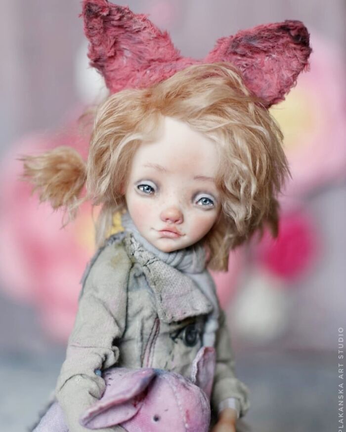 16 Years Helena Oplakanska Create Art Dolls