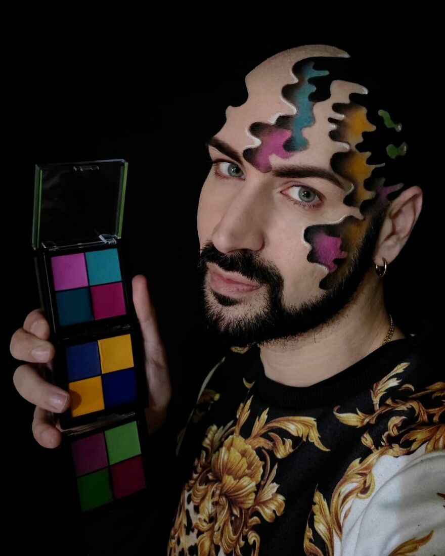 Italian Artist Continues To Amaze With Paintings On His Body (75 New Pics)