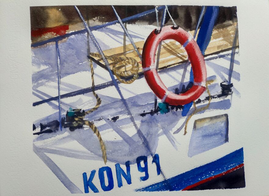 50 Shades Of Blue In Watercolor