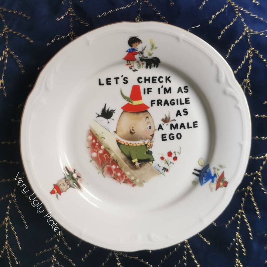 My 50 'Very Ugly Plates' With Dark Humor Captions