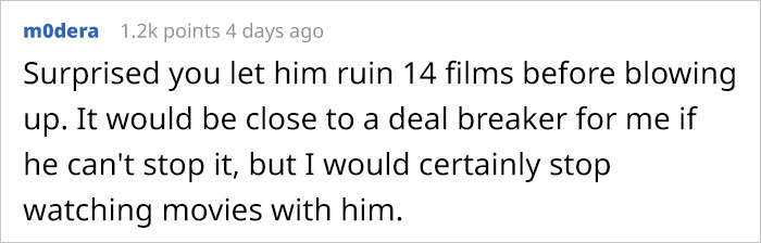 Woman Finally Snaps After Her BF Keeps Spoiling The Endings During Movie Night, Asks Who The Real A-Hole Is