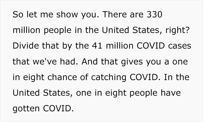 Mom Uses Math To School A Covid Skeptic On The Odds Of Surviving Covid With And Without A Vaccine