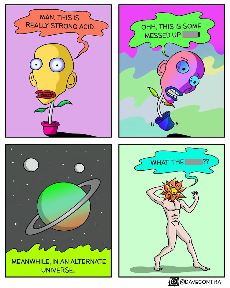 Artist Makes Comics With Morbid Humor And Politically Incorrect