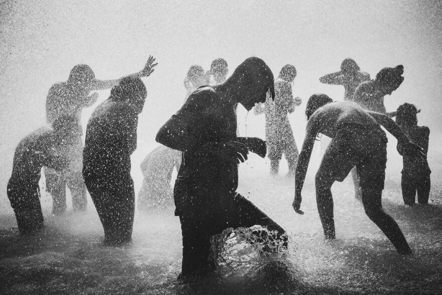 The Trocadero Bathers By Samuel Boivin
