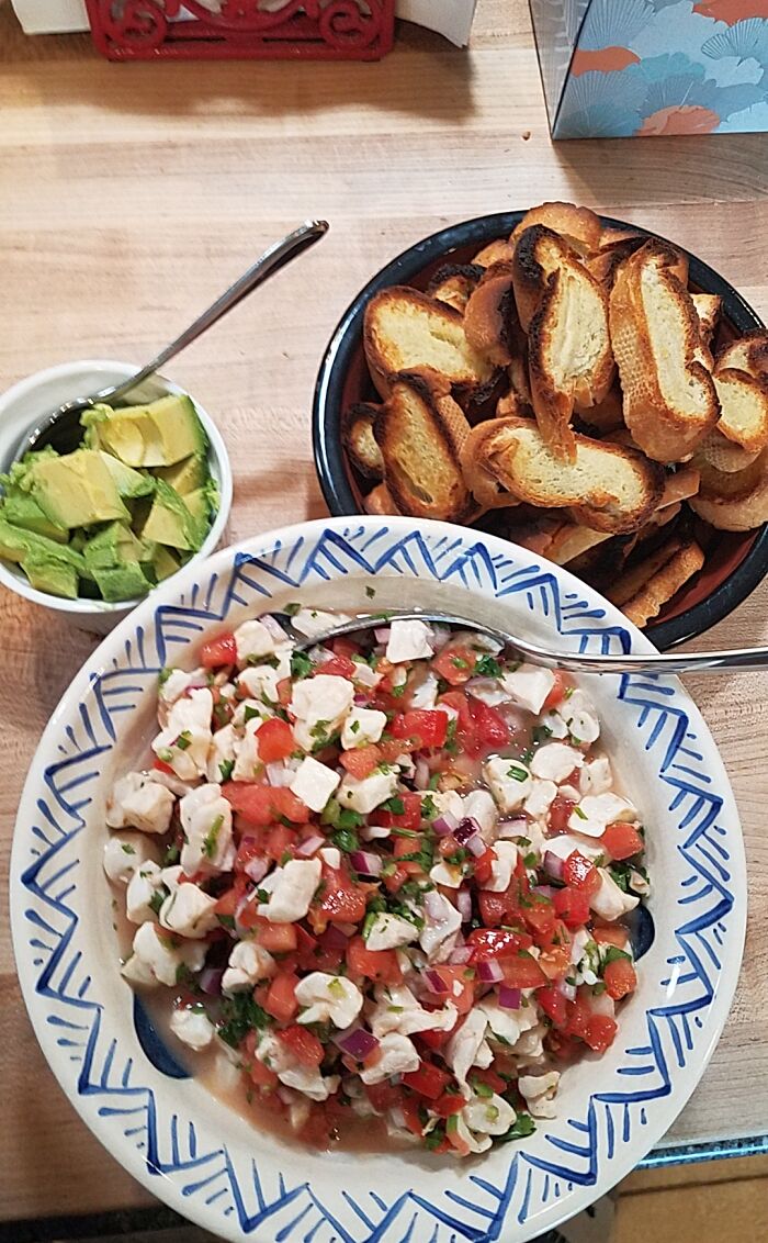 Made This Halibut Ceviche And It Turned Out Amazing!